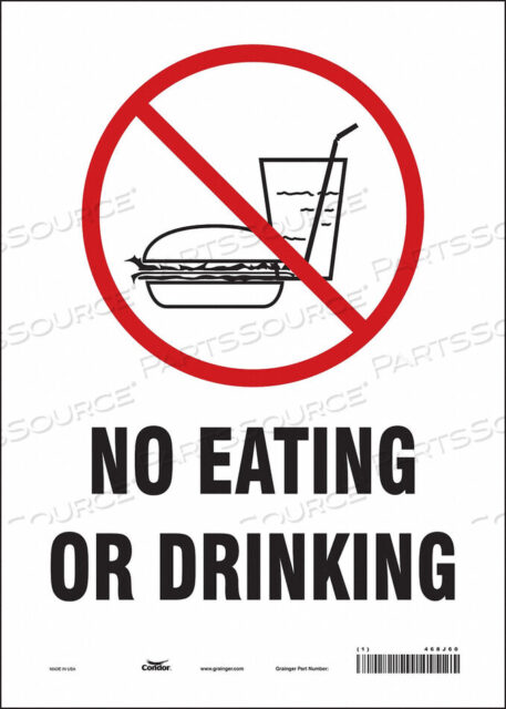 OEM#: 468J60SAFETY SIGN 10 W 14 H 0.004 THICKNESS by Condor