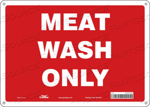 OEM#: 468J62SAFETY SIGN 14 W 10 H 0.032 THICKNESS by Condor