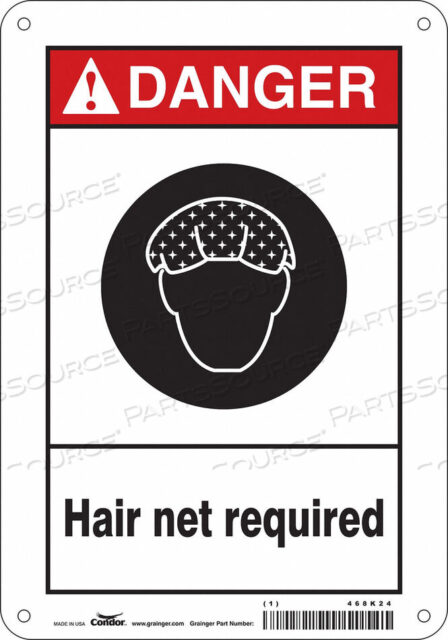 OEM#: 468K24SAFETY SIGN 7 W 10 H 0.032 THICKNESS by Condor