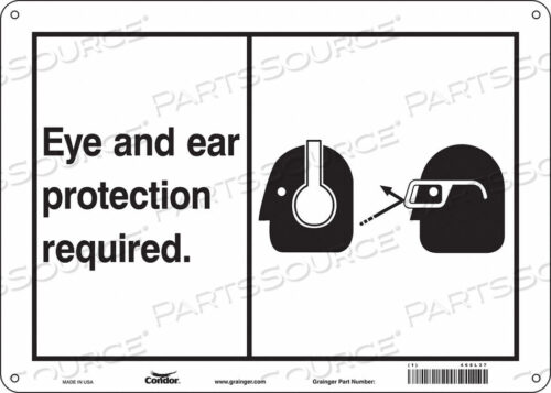 OEM#: 468L37SAFETY SIGN 14 WX10 H 0.055 THICKNESS by Condor