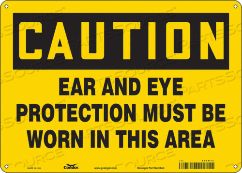 OEM#: 468M32SAFETY SIGN 14 WX10 H 0.055 THICKNESS by Condor