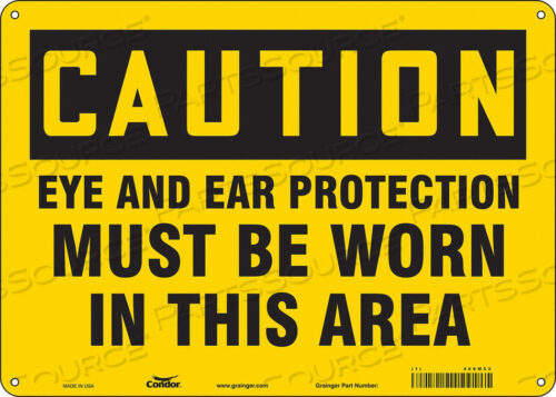 OEM#: 468M52SAFETY SIGN 14 WX10 H 0.032 THICKNESS by Condor