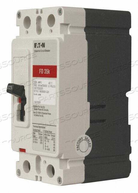 OEM#: FD2070CIRCUIT BREAKER, THERMAL MAGNETIC, 600V AC, 2P, 70A by Eaton
