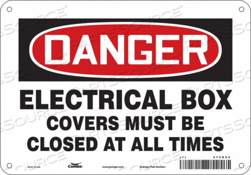 OEM#: 475R04SAFETY SIGN 10 W 7 H 0.032 THICKNESS by Condor