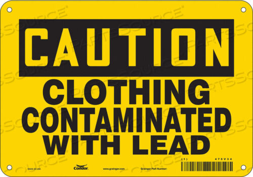 OEM#: 475V34SAFETY SIGN 10 WX7 H 0.032 THICKNESS by Condor