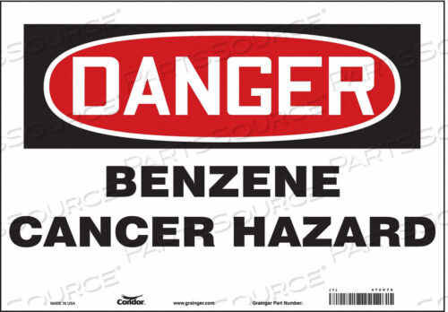 OEM#: 475V75SAFETY SIGN 10 WX7 H 0.004 THICKNESS by Condor