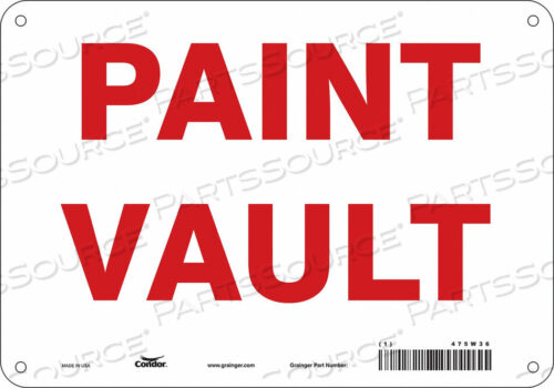 OEM#: 475W36CHEMICAL SIGN 10 W 7 H 0.032 THICKNESS by Condor