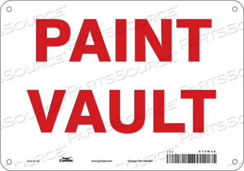 OEM#: 475W38CHEMICAL SIGN 10 W 7 H 0.055 THICKNESS by Condor