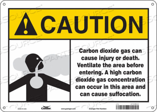 OEM#: 475W68CHEMICAL SIGN 14 W 10 H 0.032 THICK by Condor