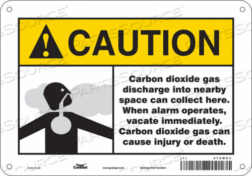 OEM#: 475W83CHEMICAL SIGN 10 W 7 H 0.004 THICKNESS by Condor