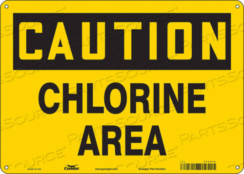 OEM#: 475X50CHEMICAL SIGN 14 W 10 H 0.004 THICK by Condor