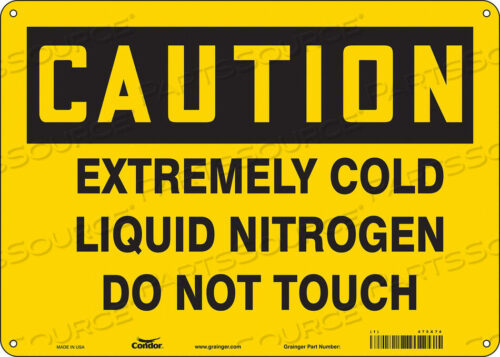OEM#: 475X74CHEMICAL SIGN 14 W 10 H 0.004 THICK by Condor