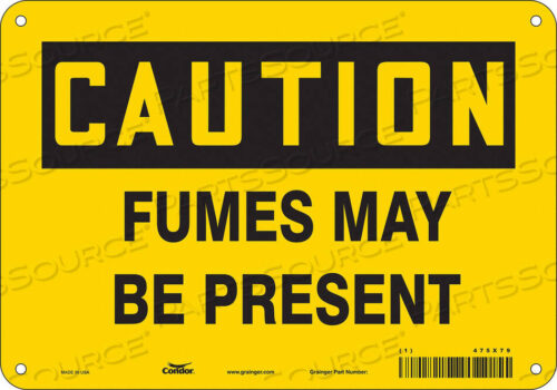 OEM#: 475X79CHEMICAL SIGN 10 W 7 H 0.004 THICKNESS by Condor