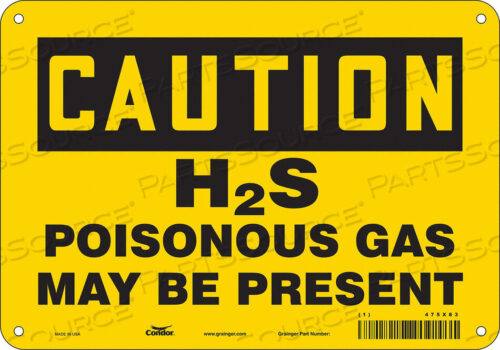 OEM#: 475X83CHEMICAL SIGN 10 W 7 H 0.055 THICKNESS by Condor