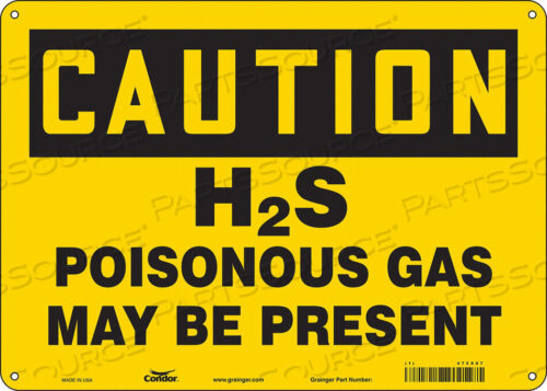 OEM#: 475X87CHEMICAL SIGN 14 W 10 H 0.004 THICK by Condor