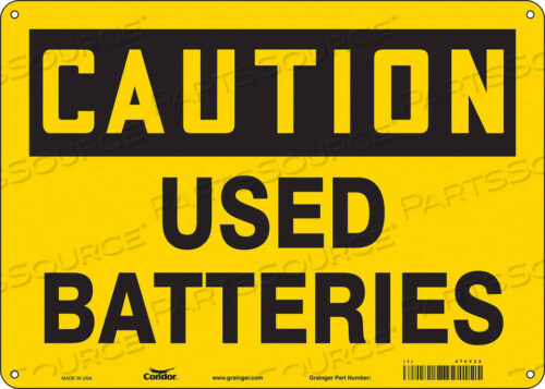 OEM#: 475Y22CHEMICAL SIGN 14 W 10 H 0.032 THICK by Condor