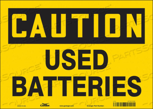 OEM#: 475Y26CHEMICAL SIGN 14 W 10 H 0.004 THICK by Condor