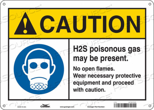 OEM#: 475Y43CHEMICAL SIGN 14 W 10 H 0.055 THICK by Condor