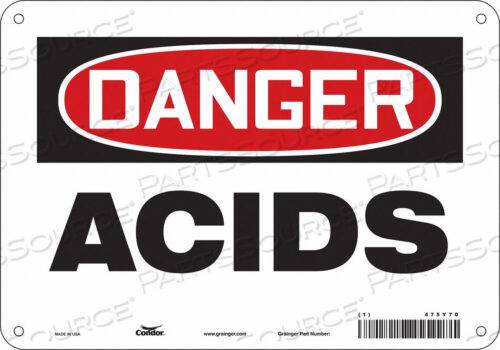 OEM#: 475Y70CHEMICAL SIGN 10 W 7 H 0.055 THICKNESS by Condor