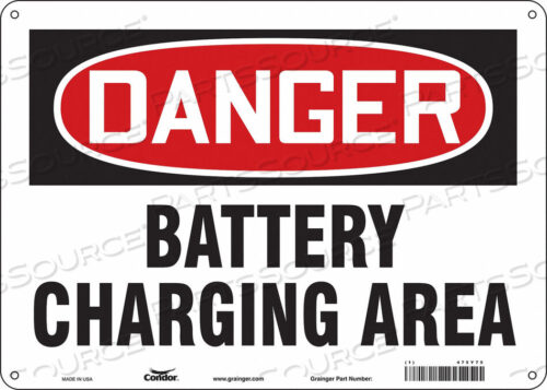 OEM#: 475Y75CHEMICAL SIGN 14 W 10 H 0.032 THICK by Condor