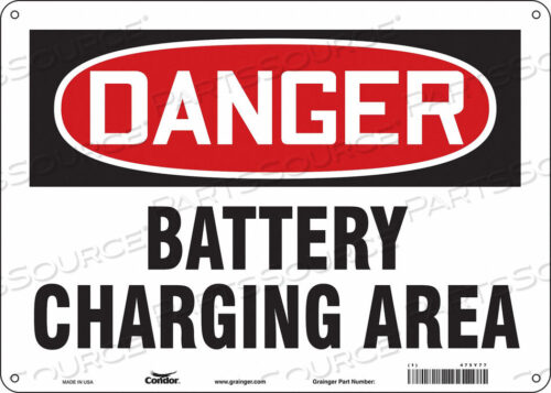 OEM#: 475Y77CHEMICAL SIGN 14 W 10 H 0.055 THICK by Condor