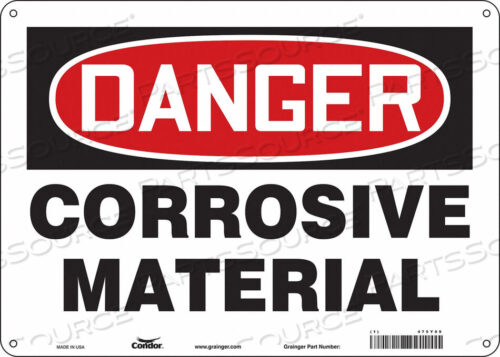 OEM#: 475Y99CHEMICAL SIGN 14 W 10 H 0.032 THICK by Condor