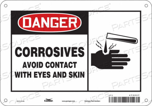 OEM#: 475Z27CHEMICAL SIGN 10 W 7 H 0.055 THICKNESS by Condor