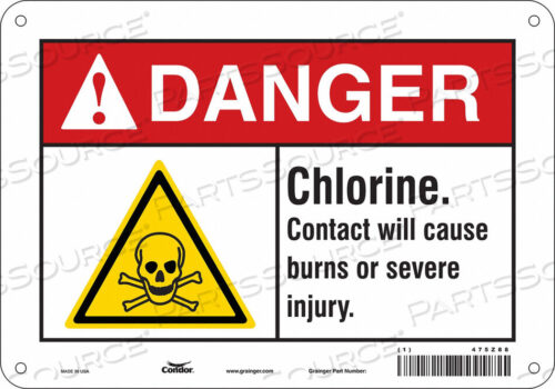 OEM#: 475Z88CHEMICAL SIGN 10 W 7 H 0.032 THICKNESS by Condor