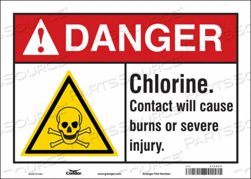 OEM#: 475Z94CHEMICAL SIGN 14 W 10 H 0.004 THICK by Condor