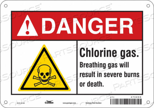 OEM#: 475Z95CHEMICAL SIGN 10 W 7 H 0.032 THICKNESS by Condor
