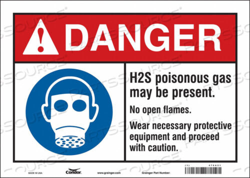 OEM#: 476A21CHEMICAL SIGN 14 W 10 H 0.004 THICK by Condor