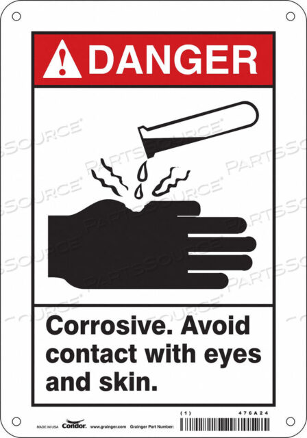 OEM#: 476A24CHEMICAL SIGN 7 W 10 H 0.055 THICKNESS by Condor