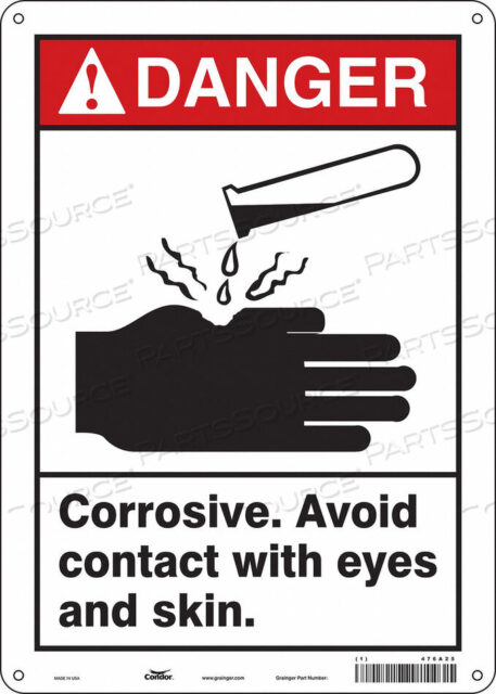 OEM#: 476A25CHEMICAL SIGN 10 W 14 H 0.055 THICK by Condor