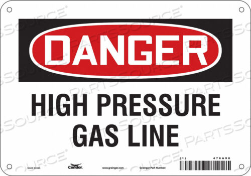 OEM#: 476A98CHEMICAL SIGN 10 W 7 H 0.032 THICKNESS by Condor