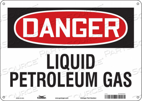 OEM#: 476C64CHEMICAL SIGN 14 W 10 H 0.055 THICK by Condor