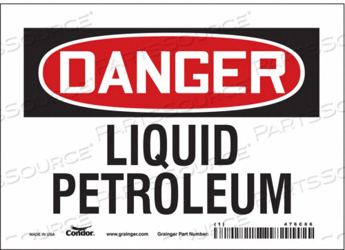 OEM#: 476C66CHEMICAL SIGN 7 W 5 H 0.004 THICKNESS by Condor