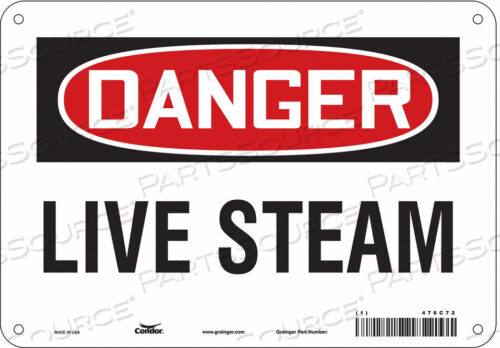 OEM#: 476C72CHEMICAL SIGN 10 W 7 H 0.055 THICKNESS by Condor