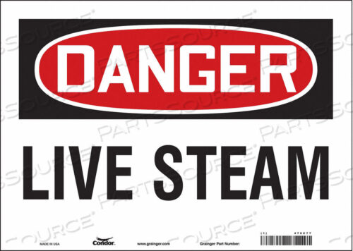 OEM#: 476C77CHEMICAL SIGN 14 W 10 H 0.004 THICK by Condor