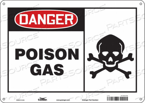 OEM#: 476C95CHEMICAL SIGN 14 W 10 H 0.032 THICK by Condor