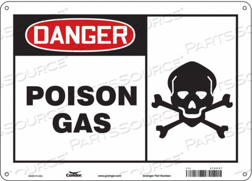 OEM#: 476C97CHEMICAL SIGN 14 W 10 H 0.055 THICK by Condor