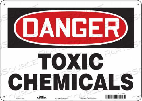 OEM#: 476D85CHEMICAL SIGN 14 W 10 H 0.032 THICK by Condor