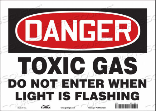 OEM#: 476D99CHEMICAL SIGN 14 W 10 H 0.004 THICK by Condor