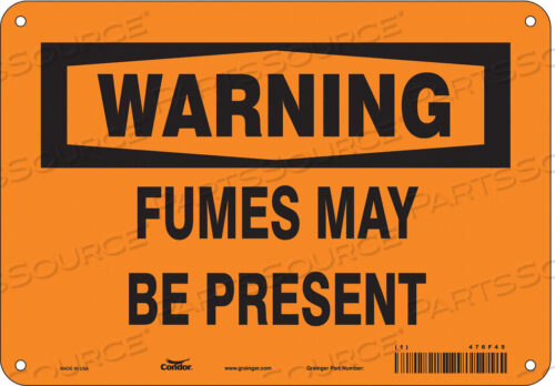 OEM#: 476F45CHEMICAL SIGN 10 W 7 H 0.032 THICKNESS by Condor