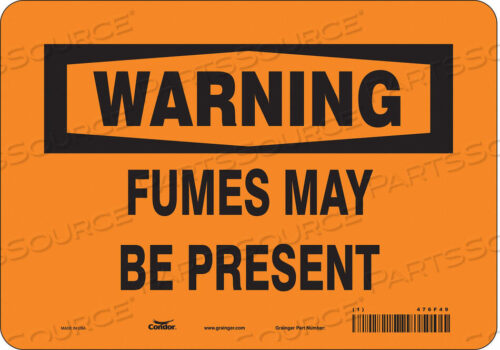 OEM#: 476F49CHEMICAL SIGN 10 W 7 H 0.004 THICKNESS by Condor