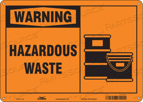 OEM#: 476F55CHEMICAL SIGN 14 W 10 H 0.055 THICK by Condor