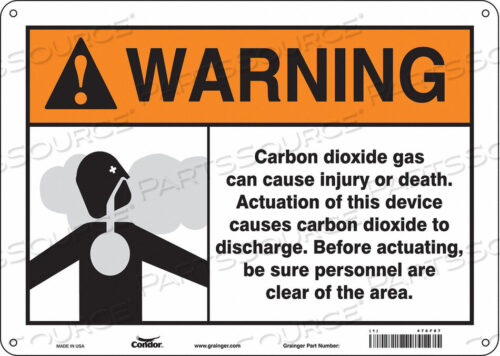 OEM#: 476F87CHEMICAL SIGN 14 W 10 H 0.032 THICK by Condor
