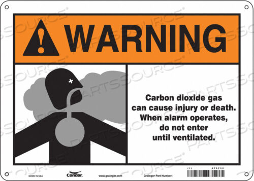 OEM#: 476F92CHEMICAL SIGN 14 W 10 H 0.032 THICK by Condor