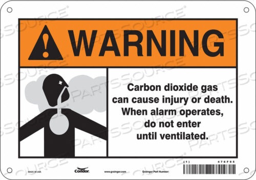 OEM#: 476F95CHEMICAL SIGN 10 W 7 H 0.055 THICKNESS by Condor