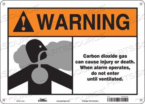 OEM#: 476F96CHEMICAL SIGN 14 W 10 H 0.055 THICK by Condor