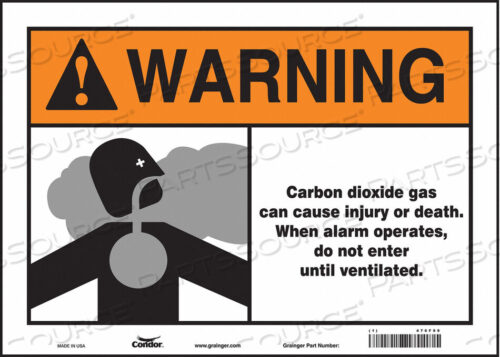 OEM#: 476F99CHEMICAL SIGN 14 W 10 H 0.004 THICK by Condor
